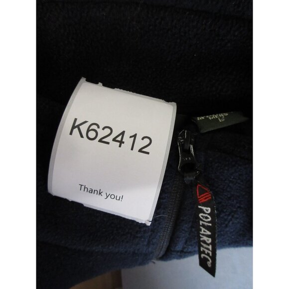 VINTAGE Eddie Bauer Vest Large Fleece Jacket Hiking Zip Up Y2K Gorpcore - Picture 9 of 9